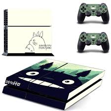 My Neighbor Totoro Anime Cute Studio Ghibli Ps4 Console Skin Decal Konoha Stuff Ps4 Skins Stickers Playstation 4 Console Ps4 Console