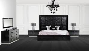 Modern Black And Gold Bedroom Set A X Victoria Modern Black Crocodile Bedroom Set Modern Bedroom Set Black Bedroom Sets Modern Bedroom