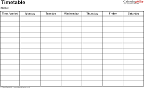 Here you will find our selection of free printable multiplication charts, which will help your child learn their multiplication facts. Timetable Templates For Microsoft Excel Free And Printable