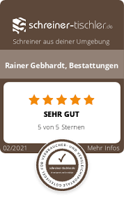 Schreinerei Rainer Gebhardt, Bestattungen aus Blieskastel