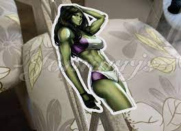 The Incredible Hulk - She Hulk Custom Vinyl Sticker Decal sexy Marvel Comic  #1 | eBay
