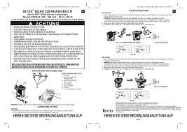 Handbuch Quick Fill Pumpe Intex Pool Shop