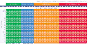 72 Eye Catching Body Mass Index Chart For Women 2019