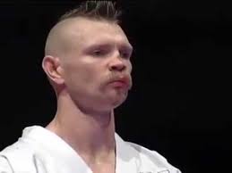 Chris Cray Winning Mens Senior Kumite Final. Wigan