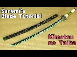Demon slayer 1/6 size 10'' shinazugawa sanemi sword samurai sword knife action figures game collection sword toys party supplies gift sword metal arts collections room decoration (shinazugawa sanemi) $16.99. Kimetsu No Yaiba Sanemi S Nichirin Blade Tutorial Demon Slayer é¬¼æ»…ã®åˆƒ Shinazugawa Katana Tutorial Youtube