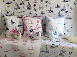 Blues to refer to the ocean while decorations such as. Fabrics Wallpapers And Pillows Oh My Joan Peters Has It All
