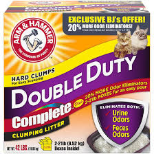 Everclean multiple cat är framtagen kattsand som är parfymerad & består av fler bakterihämmande mineraler för att ta bort & minska uppkomsten av dålig lukt i kattlådan. Arm Hammer Complete Double Duty Clumping Litter 42 Lbs Bjs Wholesale Club