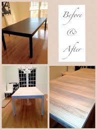 Sanded Down Ikea Dining Table Home Furniture Home Decor