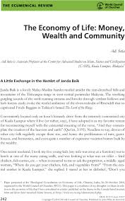Professors in midcareer are dissatisfied with the amount of time they get to spend on research and many other aspects of their work, a survey found. The Economy Of Life Money Wealth And Community Setia 2015 The Ecumenical Review Wiley Online Library