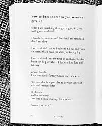How To Breathe When You Want To Give Up In 2020 Cleo Wade Cleo Wade Quotes Daily Quotes
