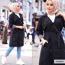 Kol Mansetli Siyah Trenckot Trenckot Moda Stilleri Moda