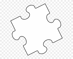 Teamwork, partnership and cooperation concept. Jigsaw Puzzle Piece Outline Clip Art At Clker Com Vector White Puzzle Piece With Black Background Free Transparent Png Clipart Images Download