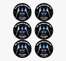 Digital artist scadarts (previously) uses photoshop to put star wars characters into classic artworks. Darth Vader Star Wars Birthday Sticker Tag Star Wars The Force Unleashed Hd Png Download Kindpng