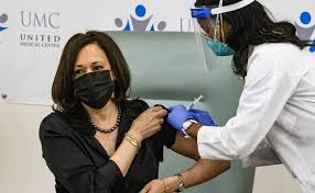 She has been serving as the junior unite state senator since 2017 for california. Us Vice President Elect Kamala Harris Receives Coronavirus Vaccine Live On Television