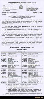 Ap Intermediate Time Table 2021 Released Inter 1st Year 2nd Year Exam Date Aglasem Schools Bieap 1st year exam time table 2021: inter 1st year 2nd year exam date