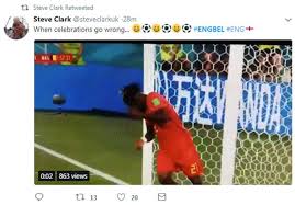 Maybe you would like to learn more about one of these? Michy Batshuayi Kicks Ball Into His Own Face While Celebrating Belgium Goal Daily Mail Online