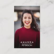 Looking pretty or cool is far less important than simple readability. Actor Models Dancer Photo Transparent Gradient Business Card J32 Design