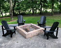 Cypress Adirondack Chair Midnight Black Adirondack Chairs Shown Sold Seperately Fire Pit Chairs Outdoor Fire Pit Seating Fire Pit Seating