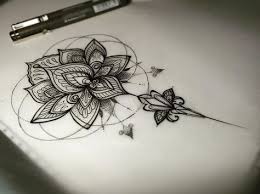 Image Result For Buddhist Lotus Flower Drawing Mandala Flower Tattoos Lotus Mandala Tattoo Forearm Tattoos