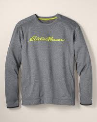 Daylight Fleece Logo Crew Eddie Bauer Eddie Bauer Bauer Graphic Sweatshirt