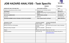 A job safety analysis (jsa) is a written procedure which helps determine the safest way to complete any given job. Job Safety Analysis Template Cute766