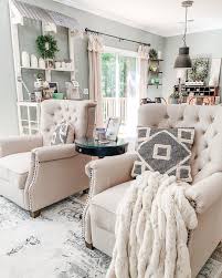 Better Homes And Garden Tufted Push Back Recliner Beige Walmart Com Farmhouse Living Room Furniture Farm House Living Room Walmart Home Decor