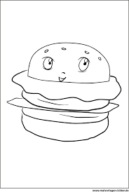 Kawaii food ausmalbilder kawaii kaktus ausmalbilder post navigation. Hamburger Mit Gesicht Ausmalbild Fastfood