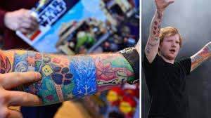 Sheeran's whole upper body is cowered with bright and colorful tattoos. Ed Sheeran S Tattoo Artists Says He Hates The Singers Tattoos Youtube