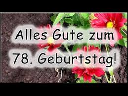 Alles Gute Zum 78 Geburtstag Happy Birthday Youtube