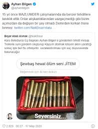 Ayhan bilgen tehdit mesajına twitter hesabından cevap verdi. Kars Belediyesi Esbaskani Ayhan Bilgen E Jitem Li Olum Tehdidi Gercek Gundem