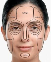Heres A Diagram For Contouring Also Place Highlighter Over
