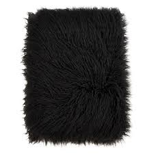 2 day free shipping on 1000s of products! Faux Mongolian Fur Throw Blanket Saro Lifestyle Target