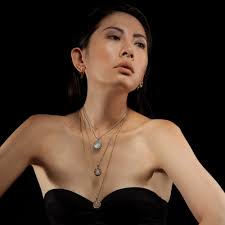 Ivory Pearl Gold Locket