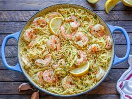 Roast tomatoes for this shrimp scampi recipe packed with garlic and served over angel hair pasta for extra robust flavor on your dinner plate. Garlic Shrimp Scampi With Angel Hair Pasta Tasty Kitchen A Happy Recipe Community