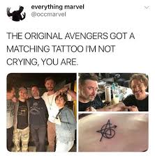 Notes To Self To Remember Chris E And Scarlett Got It First Then She Convinced The Rest Tho Mark Refused So Far Marvel Jokes Marvel Funny Avengers