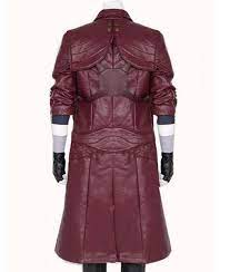 Devil May Cry 5 Dante Red Leather Long Coat Theleathercity