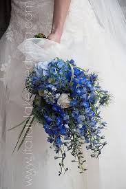 Ballerina Wedding Bouquet Featuring Blue Hydrangea Blue Delphinium Blue Cornflower White Ro Blue Wedding Bouquet Bridal Bouquet Blue Blue Wedding Flowers