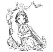Snow White Sketch I Did For D23 D23expo D23 D23expo2017 Disney Disneyprincess Snowwhite Disney Art Drawings Snow White Drawing Disney Princess Drawings