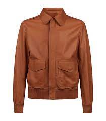 Ralph Lauren Leather Bomber Jacket Ralphlauren Cloth Leather Jacket Men Ralph Lauren Leather Leather Bomber