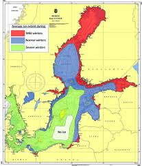 The Average Ice Extent In The Baltic Sea During Typical