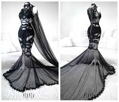 Dark Lace Harness Gown By Askasu Fashion Beautiful Dresses Fantasy Dress