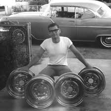 Ah The True Chrome Reverse Wheel Still One Of The Greatest Wheel Choices For 50 60 S Style Cars Vintage Hot Rod Custom Cars Cool Cars