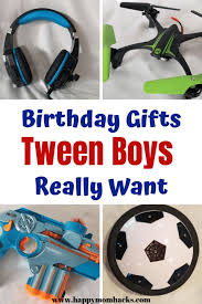 Birthdays are a really exciting time for children. 20 Fun Gift Ideas For Boys Age 10 12 Best Gift Guide Happy Mom Hacks Tween Boy Gifts Birthday Gifts For Boys Tween Gifts