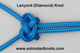 Animation Lanyard Diamond Knot Tying Decorative Diamond Knot Lanyard Knot Knots