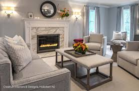 This massive coffee table is rendered from thick engineered wood with a hexagonal top and faceted sides. Mid Century Modern Transitional Creative Interiors Designs Hoboken Nj