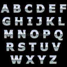 Chrome Metal Shiny Letters Isolated On Black Background Spon Shiny Metal Chrome Letters Background A Photoshop Text Effects Metal Font Lettering