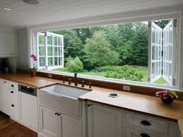 window over kitchen sink, window over