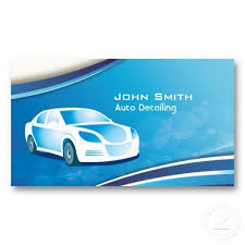We accept all major credit cards. Auto Detailing Car Repair Modern Blue Automotive Business Card Zazzle Com Car Detailing Car Wash Business Business Cards