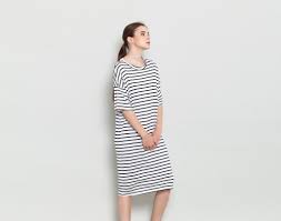 Black And White Striped T Shirt Dress Black And White Striped Dress Striped T Shirt Dress White Striped Dress Pluse Size Dress