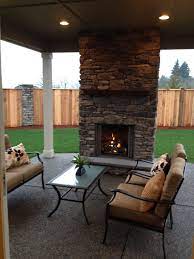 It becomes even more difficult of you are not aware of the basic rules. Pin By Melissa Windham On Home And Design Backyard Fireplace Outdoor Covered Patio Patio Design